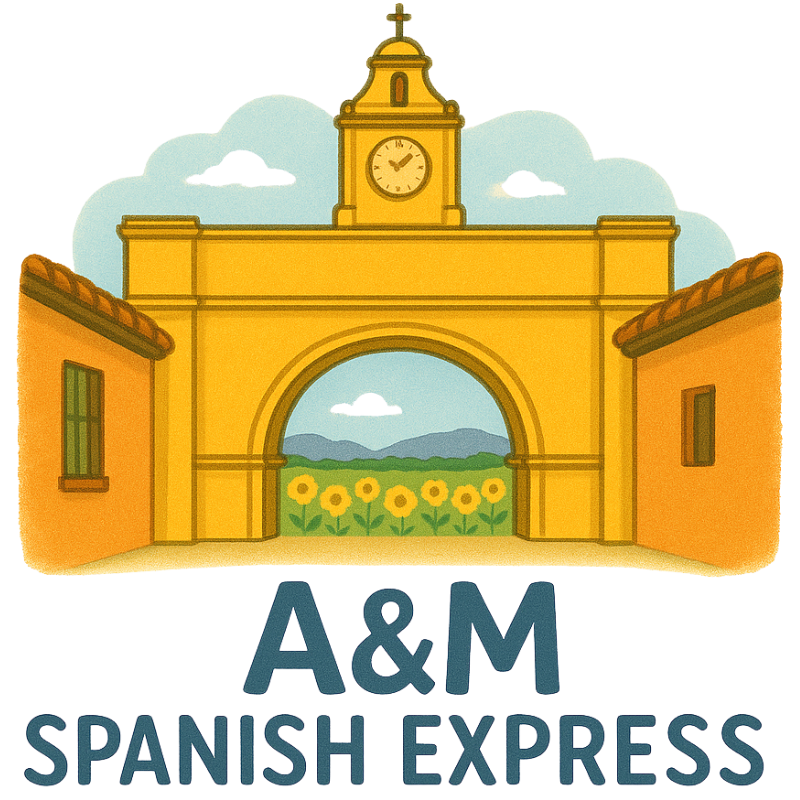 A&M Spanish Express - Online Spanish Tutor Logo